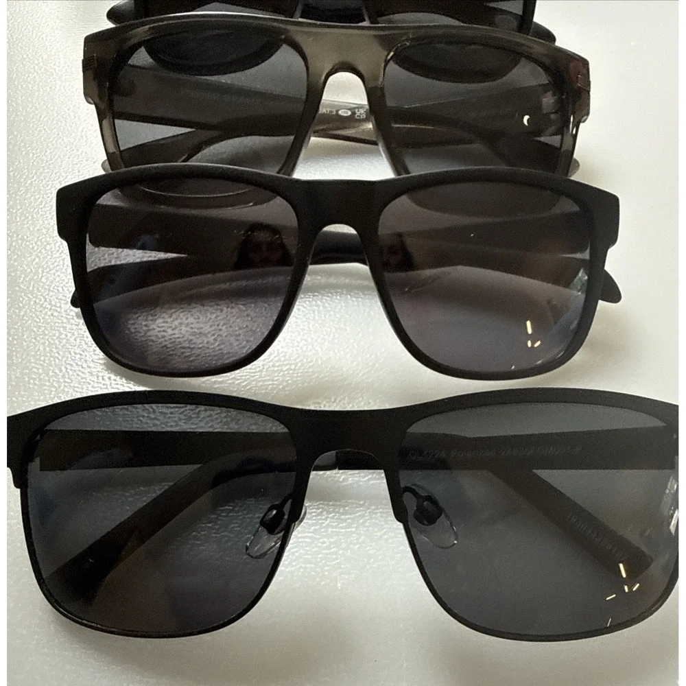 Lot of 5 pairs Mens authentic Foster Grant Sunglasses HOT black frames Limited